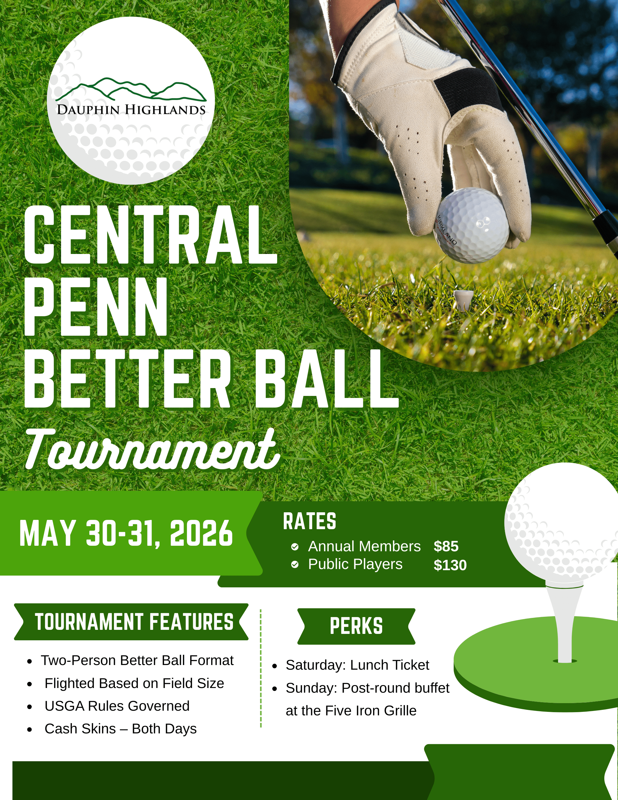Central Penn Better Ball Tournament - Dauphin Highlands